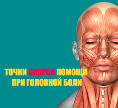 Точки скорой помощи при головной боли с предобморочным состоянием