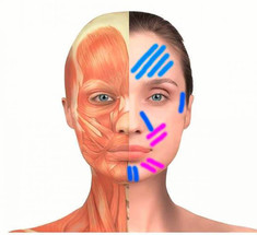 Избавляемся от морщин! Схемы и советы по кинезиологическому тейпированию лица 
