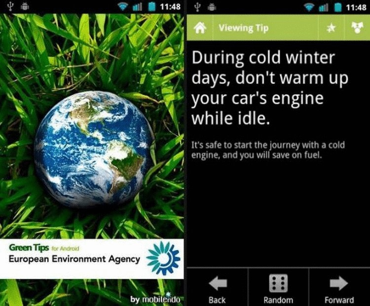 Тройка самых "зелёных" приложений для Android 