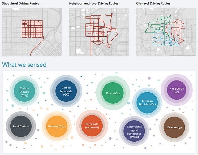 Автомобили Google Street View создадут карту качества воздуха
