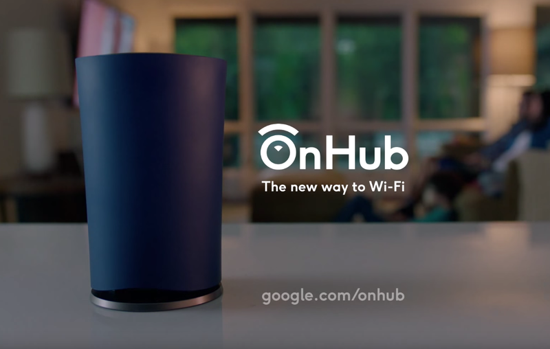 Компания GOOGLE выпустила собственный роутер ONHUB