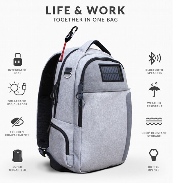 Рюкзак для гаджетоманов Lifepack покорил Kickstarter