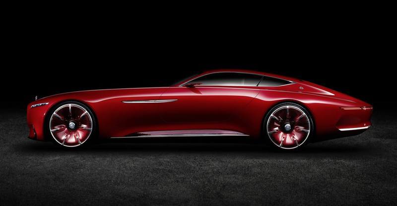 Проект шестиметрового электрокара Vision Mercedes-Maybach 6