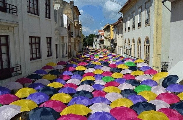 Оригинальный дизайнерский арт проект Umbrella Sky 