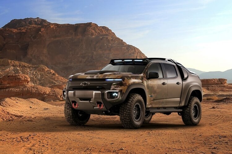 Chevrolet Colorado ZH2: внедорожник на топливных элементах