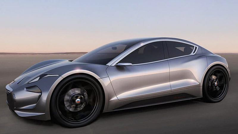 Fisker показал новый снимок карбон-алюминиевого электрокара