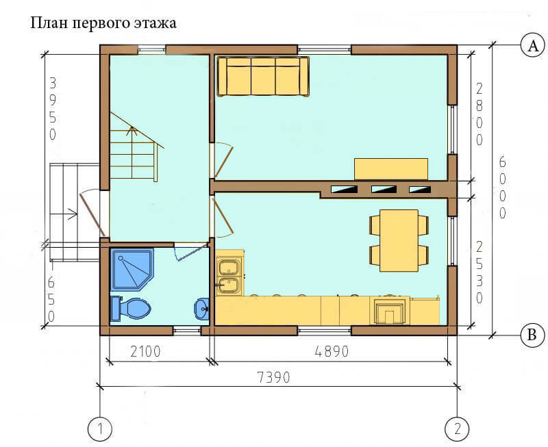 Как одним камином отопить двухэтажный дом