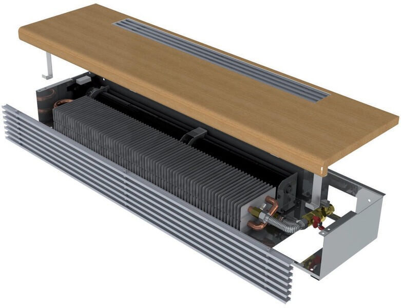 Особенности встраиваемых под подоконник конвекторов