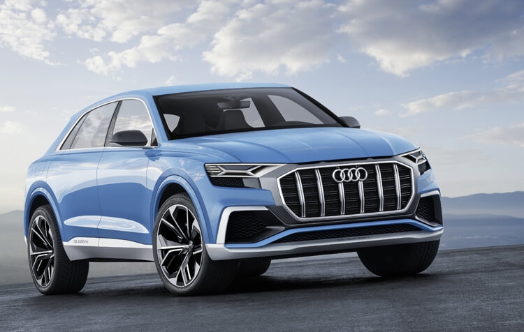 Концепт-кроссовер Audi Q8 получил гибридную силовую установку