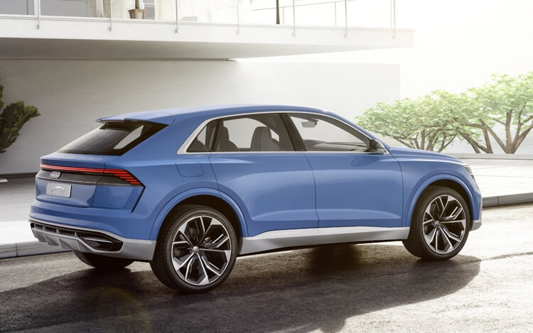 Концепт-кроссовер Audi Q8 получил гибридную силовую установку