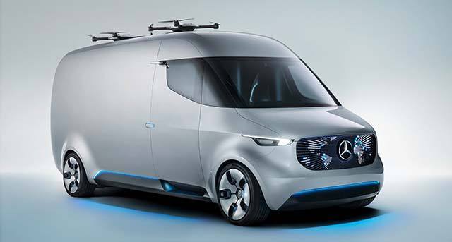 Новый электрический фургон Mercedes-Benz Vision Van