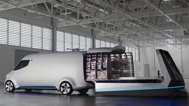 Новый электрический фургон Mercedes-Benz Vision Van