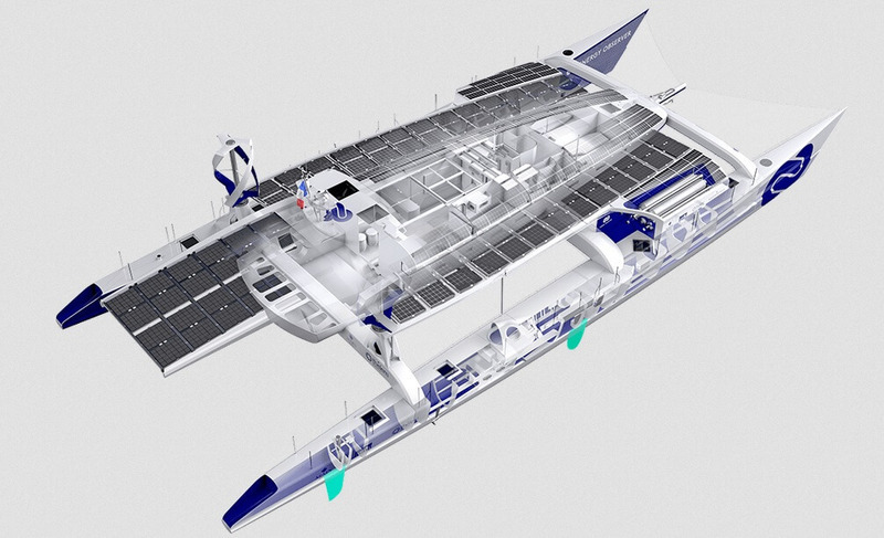 «Зеленый» катамаран Energy Observer готовится в кругосветное путешествие 