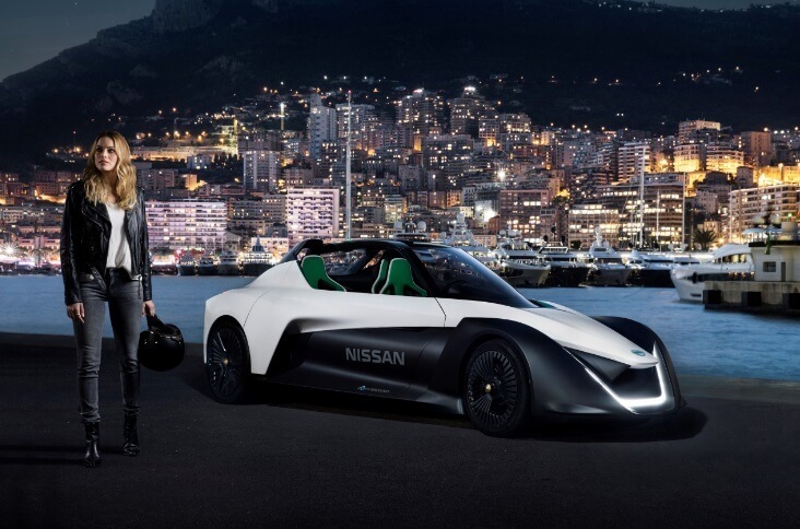 Спортивный электромобиль Nissan BladeGlider 