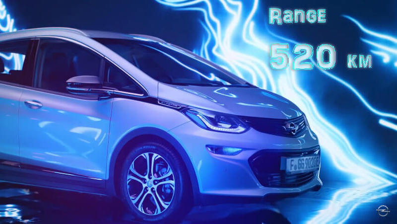 Электрохэтчбек Opel Ampera-e получил запас хода 520 км 