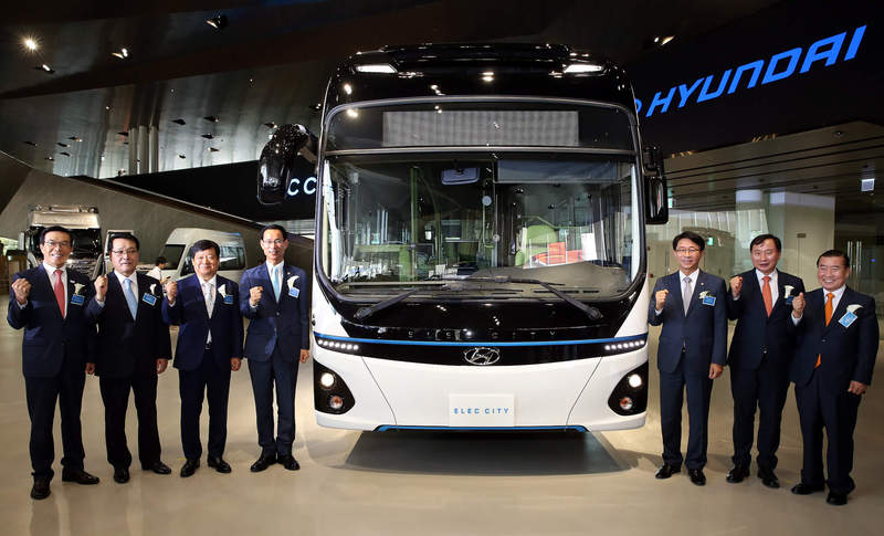 Hyundai Motor представила электрический автобус