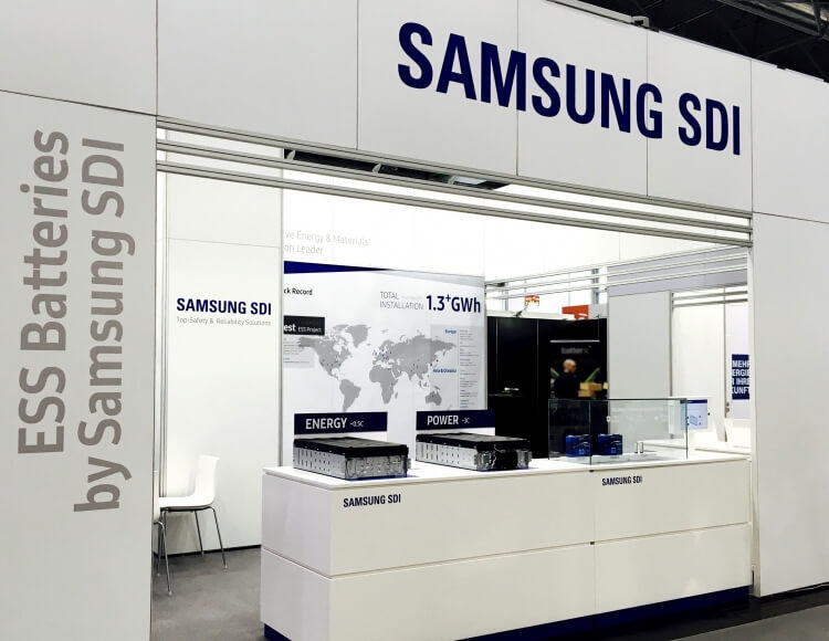 Samsung SDI начнёт выпуск новых систем хранения энергии для жилых помещений