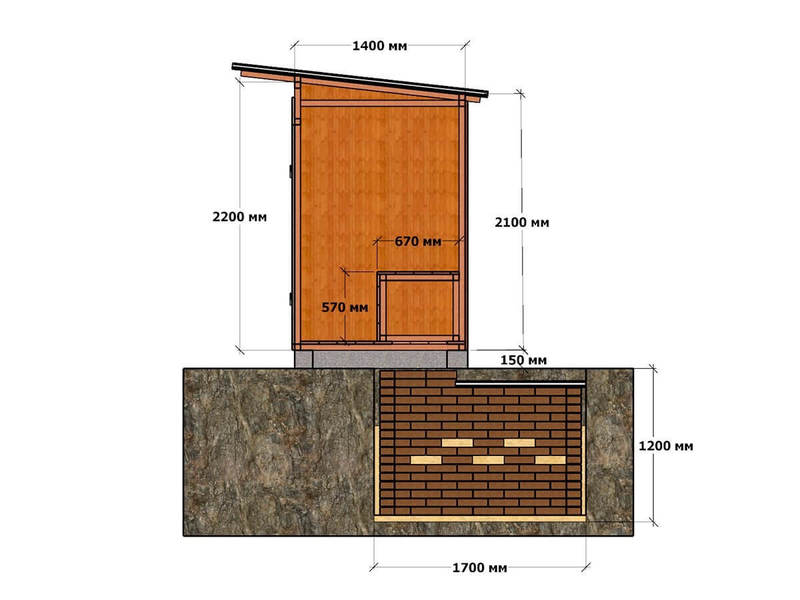 Как построить туалет на даче своими руками