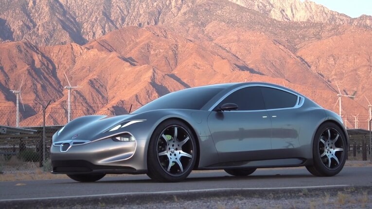 Серийный вариант электромобиля Fisker EMotion представлен во всей красе