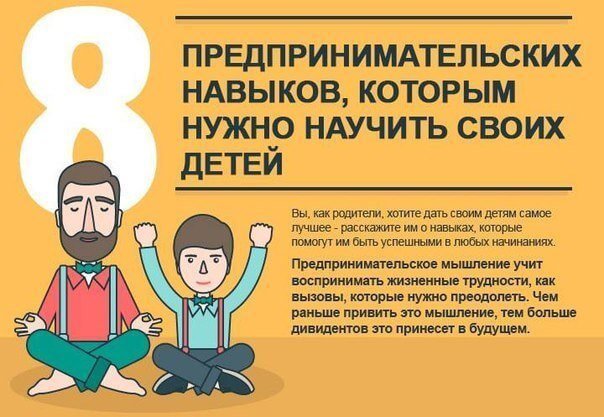 8 предпринимательских навыков, которым нужно научить своих детей