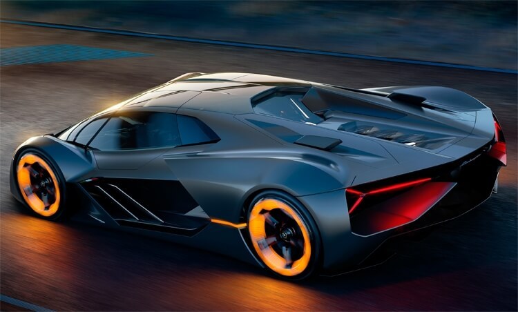 Концептуальный электрический суперкар Lamborghini Terzo Millennio