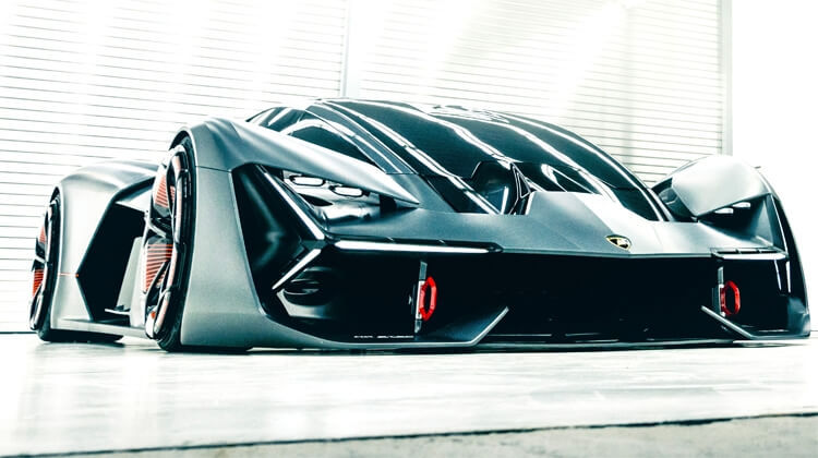 Концептуальный электрический суперкар Lamborghini Terzo Millennio