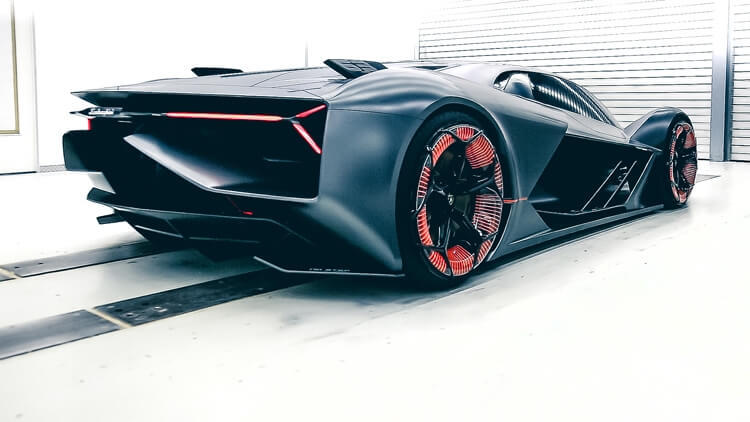 Концептуальный электрический суперкар Lamborghini Terzo Millennio