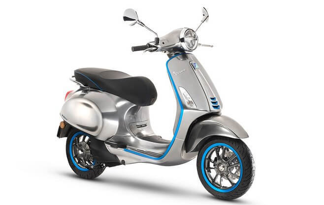 Vespa раскрыла характеристики электроскутера Elettrica