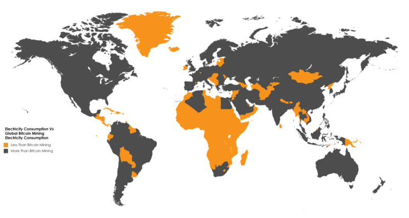 К 2020-му году добытчики криптовалюты станут крупнейшими в мире потребителями электричества