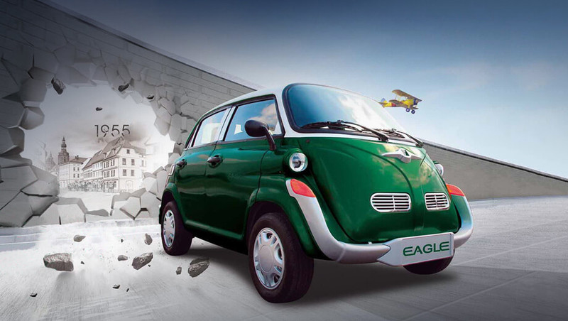 Электромобиль Eagle EG6330K напомнил микрокар BMW Isetta