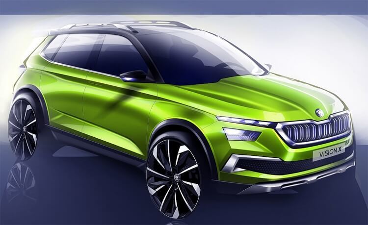 Skoda Vision X: концепт-кроссовер с гибридной силовой установкой