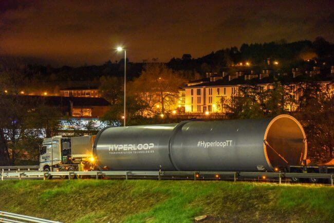 Во Франции начали строить линию Hyperloop