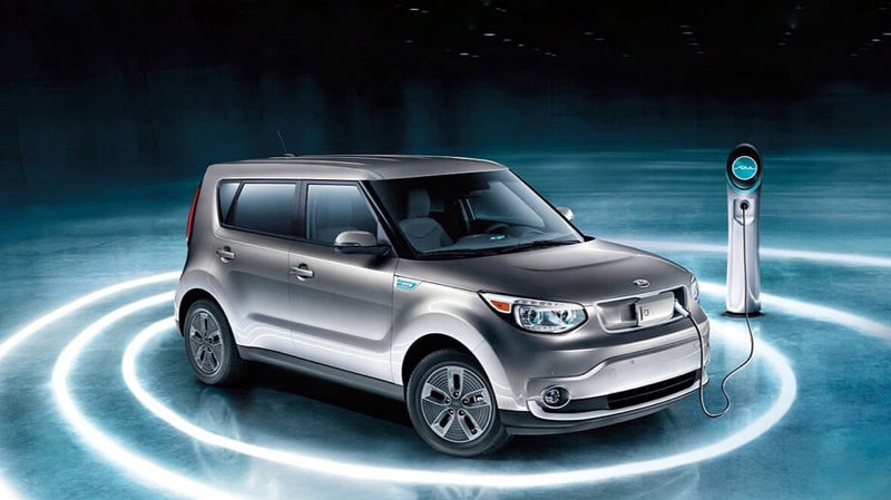 Кроссовер Kia Soul EV испытал беспроводную зарядку