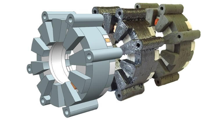 Электродвигатель впервые полностью напечатали на 3D-принтере