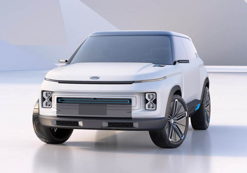 Geely Concept Icon возвращает кубизм в новом веке