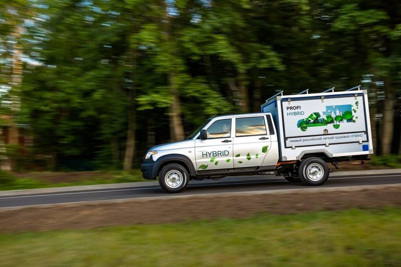 UAZ построил первый отечественный гибридный грузовик