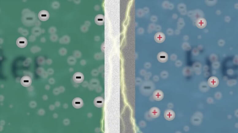 Новая мембрана может производить электричество из соленой воды
