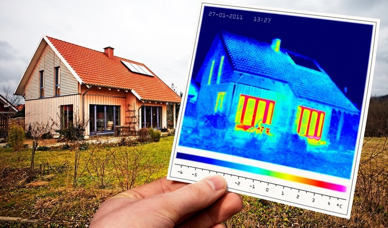Обследование и проверка дома тепловизором при покупке или контроле строительства