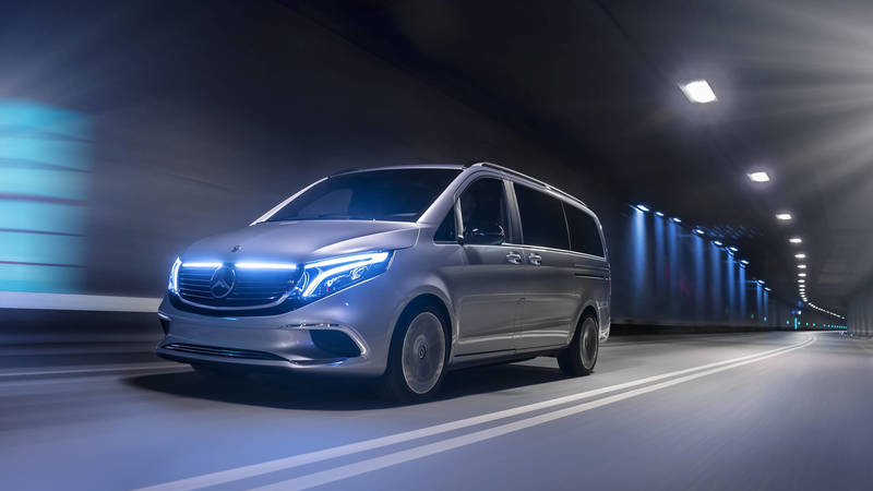 Электроминивэн Mercedes-Benz EQV проедет без подзарядки 400 километров