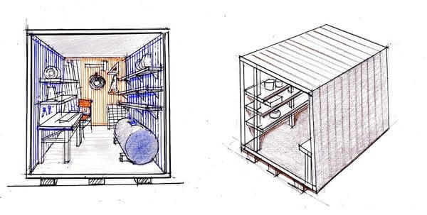 Хозпостройки на даче: 7 оригинальных идей с использованием контейнеров