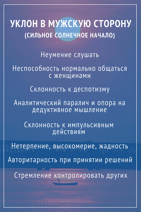 Переизбыток женской/мужской энергии. Как придти к равновесию