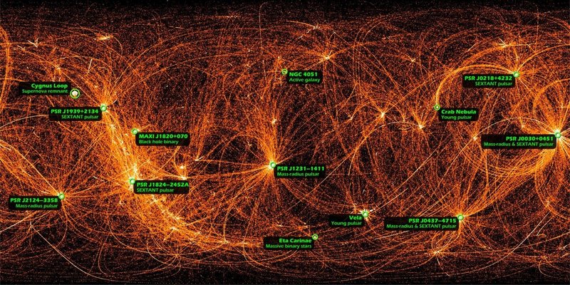 NASA опубликовало уникальный рентгеновский фотопортрет нашей Вселенной