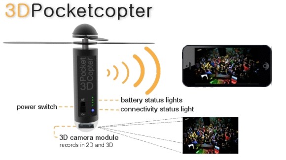 Карманный вертолёт с камерой