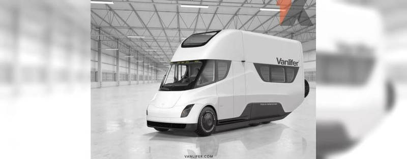 Vanlifer продемонстрировала концепт автодома на базе Tesla Semi