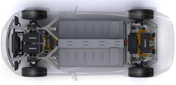 Drako GTE: электрический спорткар мощностью 1200 лошадиных сил