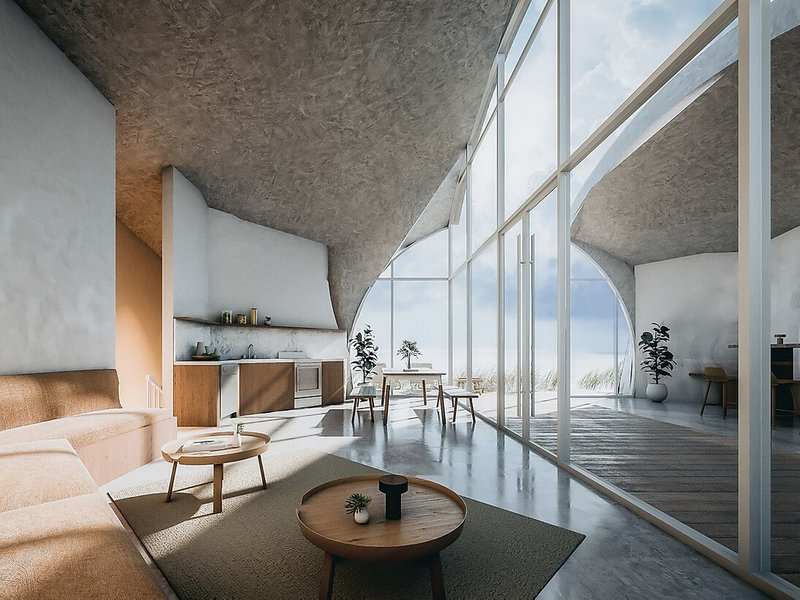 Dune House использует энергию солнца