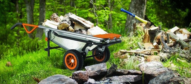 Сверхфункциональная тележка WORX Aerocart + видео