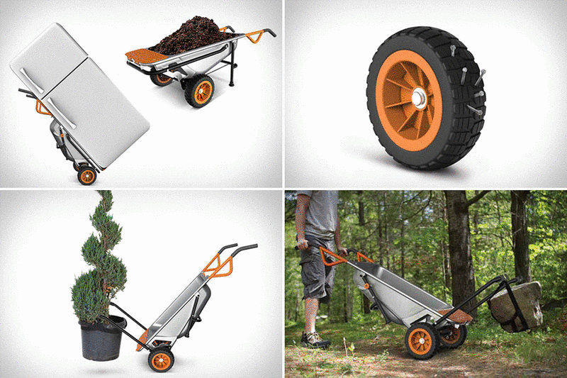 Сверхфункциональная тележка WORX Aerocart + видео