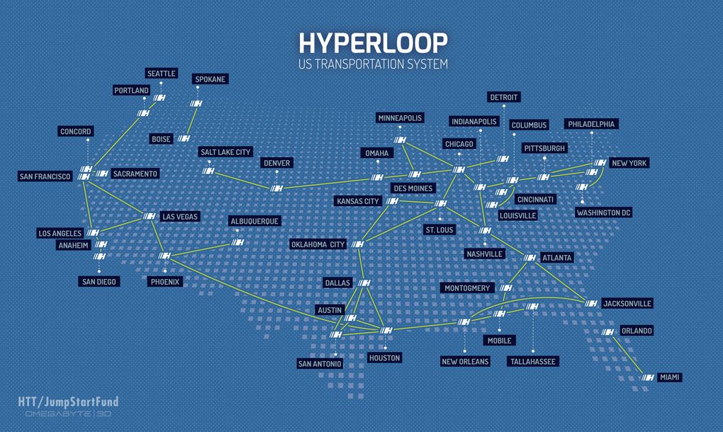 Проект Hyperloop Элона Маска сдвинулся с мертвой точки